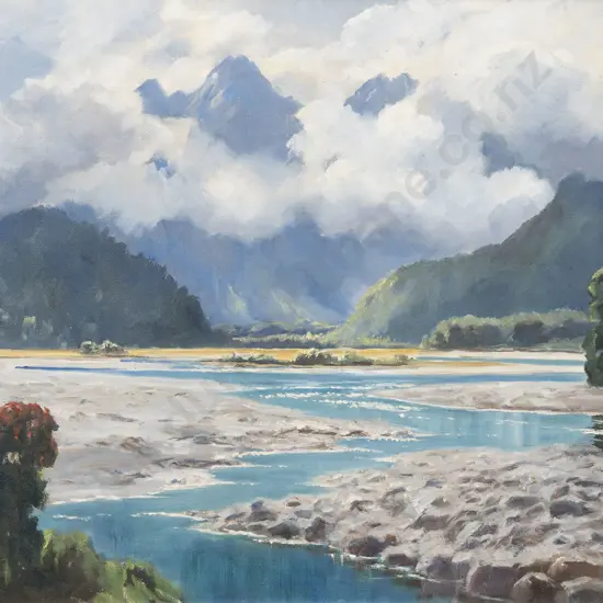 E B Lattey (1899 - 1986) - Cloudy Morning