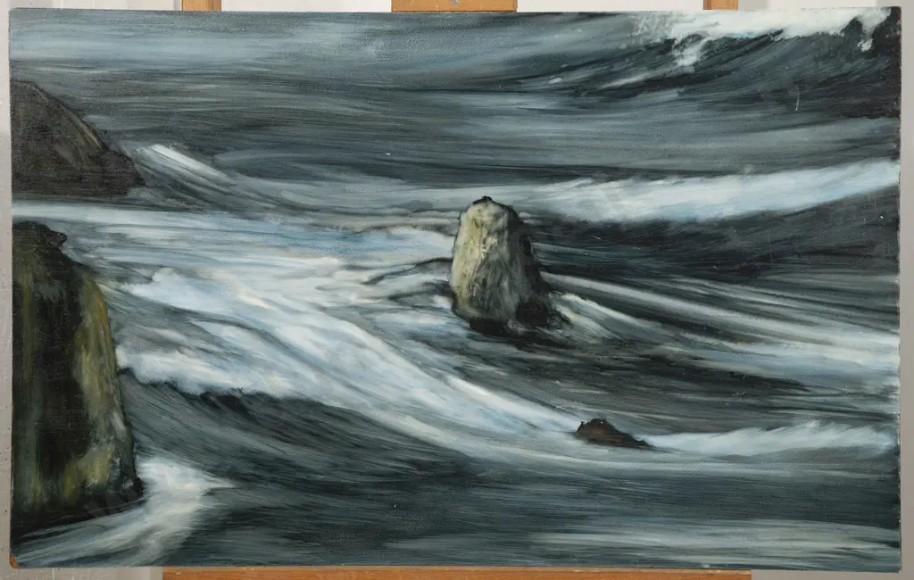 Unknown Artist - Seascape (unframed) (a/f) Image 1++