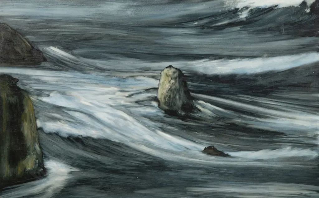 Unknown Artist - Seascape (unframed) (a/f) Image 1++