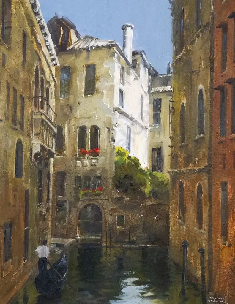 Brian Baxter - Back Alley Canal - Venice Image 1++