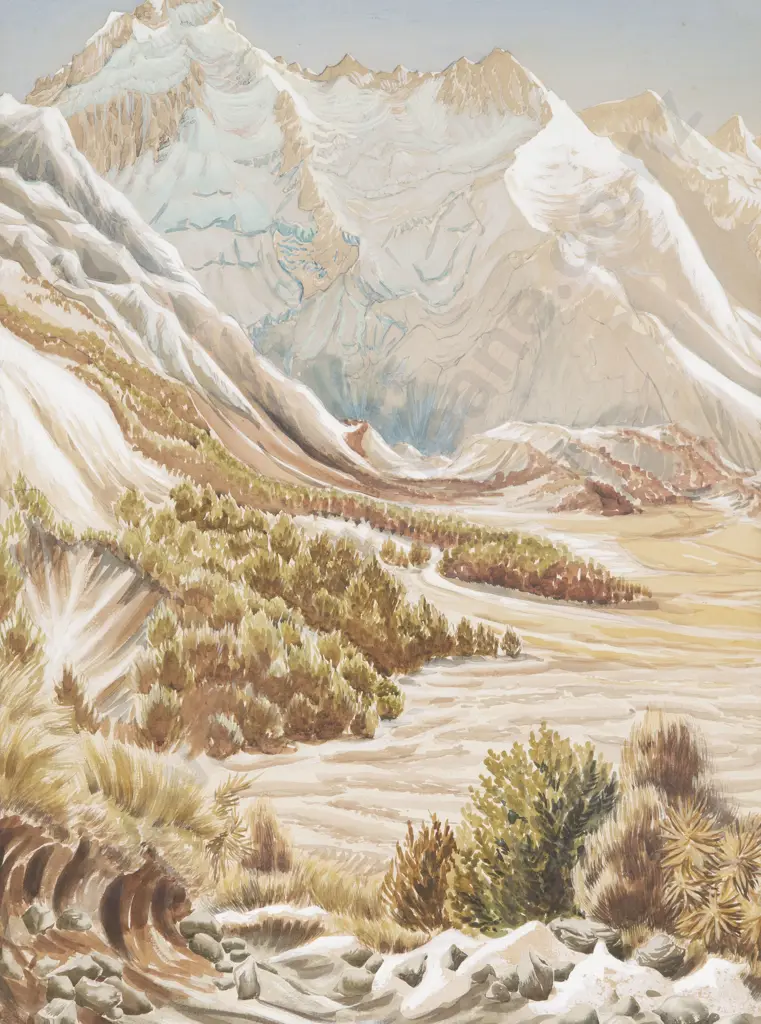 Alison Sanson - Mt Sefton Westport 1965 Image 1++