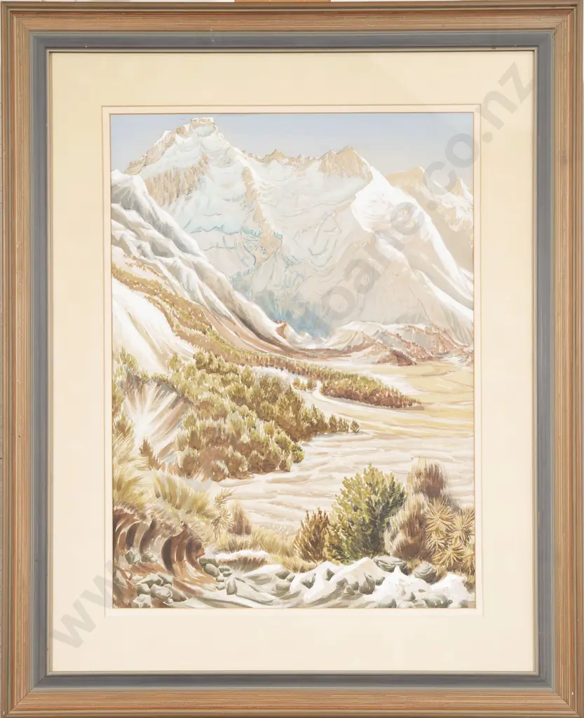 Alison Sanson - Mt Sefton Westport 1965 Image 1++