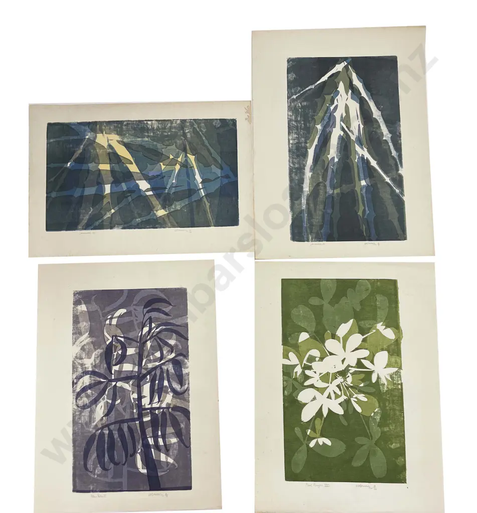 Les Finch (1940 - 2020) - Four Assorted Screenprints (Unframed) Image 1++