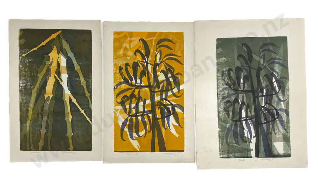Les Finch (1940 - 2020) - Three Assorted Screenprints (Unframed) Image 1++
