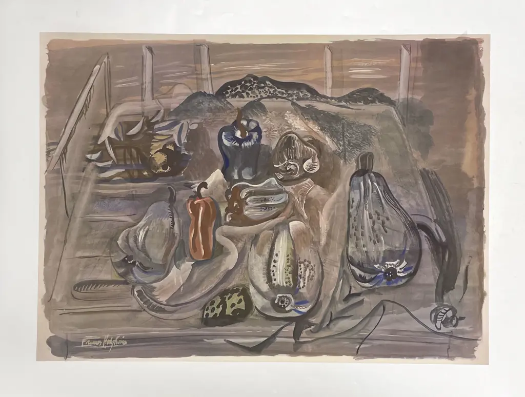 After Frances Hodgkins - Pumpkins Image 1++