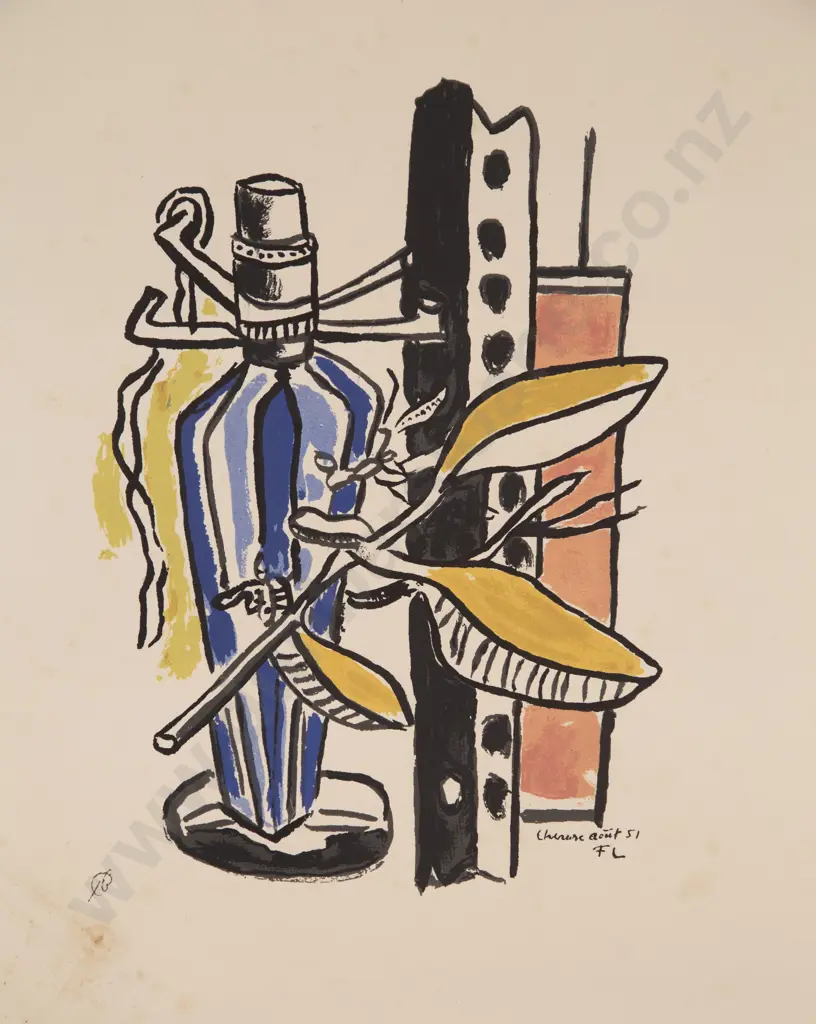 After Fernand Léger (1881 - 1955) - Chevreuse Août (unframed) Image 1++