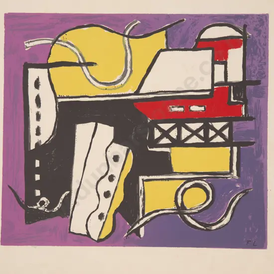 After Fernand Léger (1881 - 1955) - Composition Géométrique