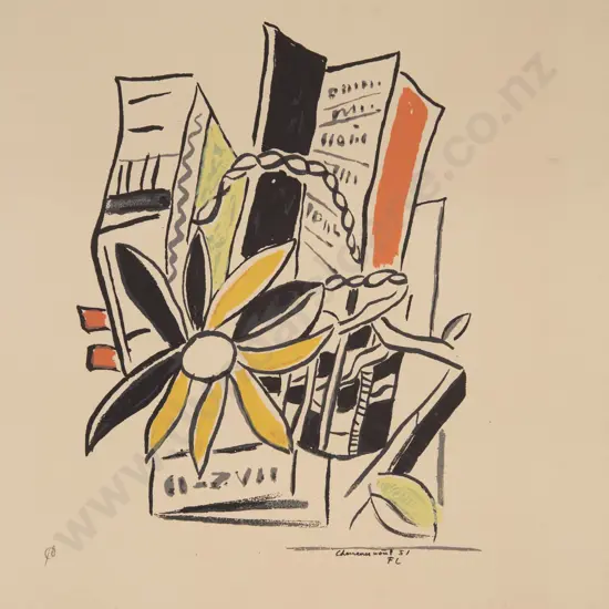After Fernand Léger (1881 - 1955) - Chevreuse Août (unframed)