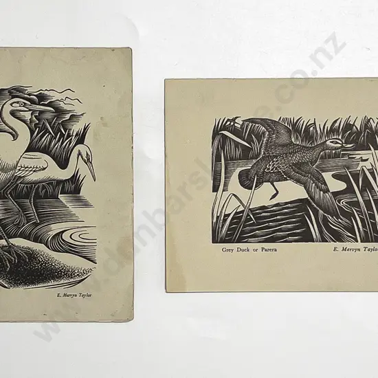 Two Mervyn Taylor Christmas Cards