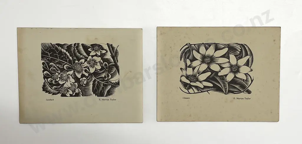 Two Mervyn Taylor Christmas Cards Image 1++