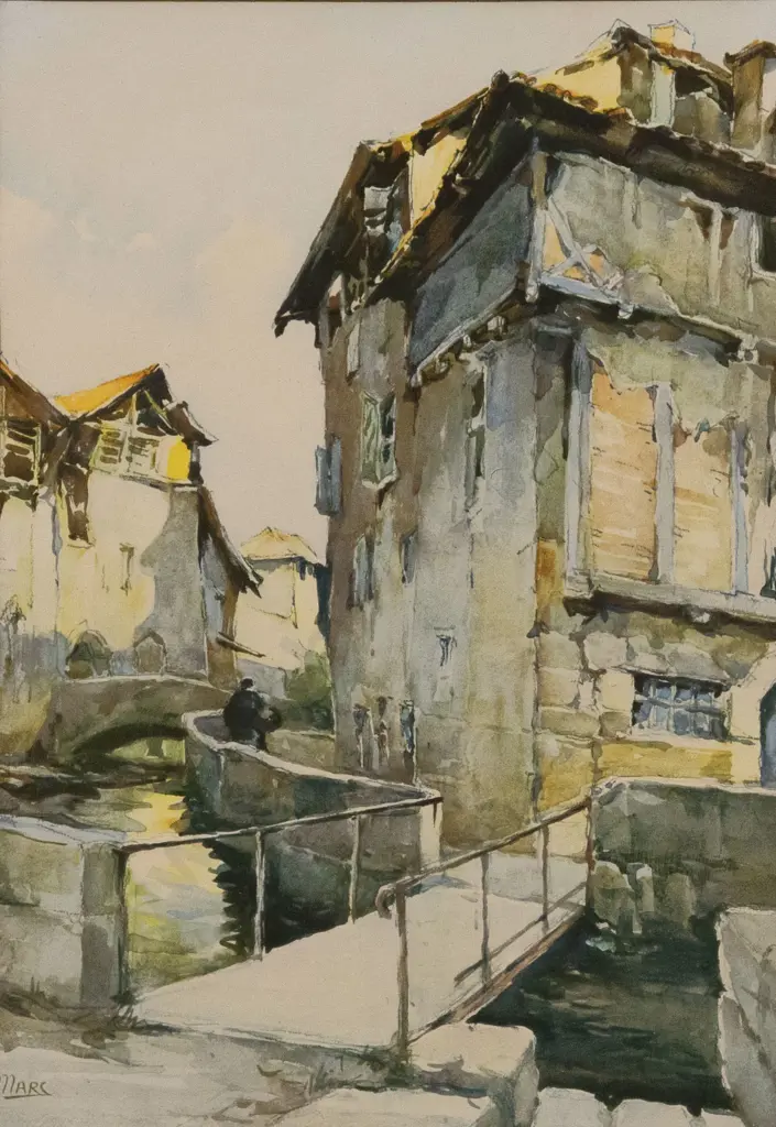 A Marc - European Street Scene Image 1++