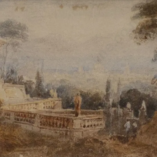 Attributed J M W Turner (British 1775 - 1851) - Classical Landscape