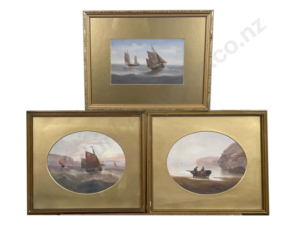 Edward King Redmore (British 1860 - 1941) - Marine Scenes (3) Image 1++