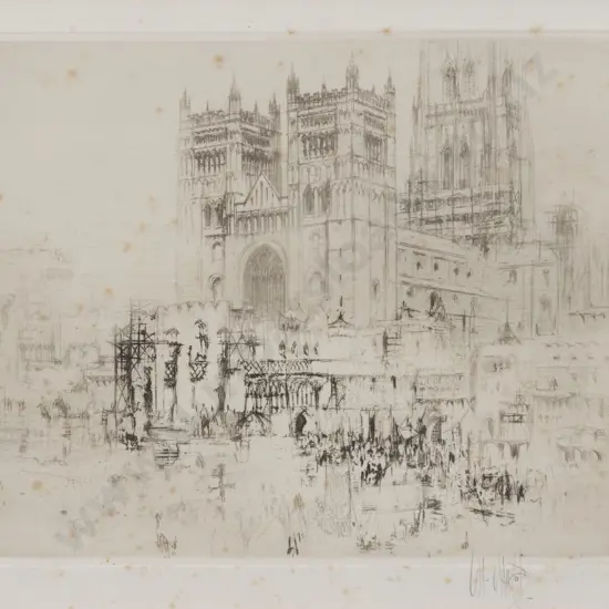 Frederick Arthur Farrell (Scottish 1882 - 1935) - Westminster Bridge & Other