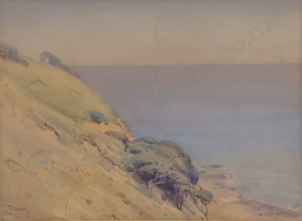 Nugent Welch (1881 - 1970) - Wellington Coastal Scene Image 1++