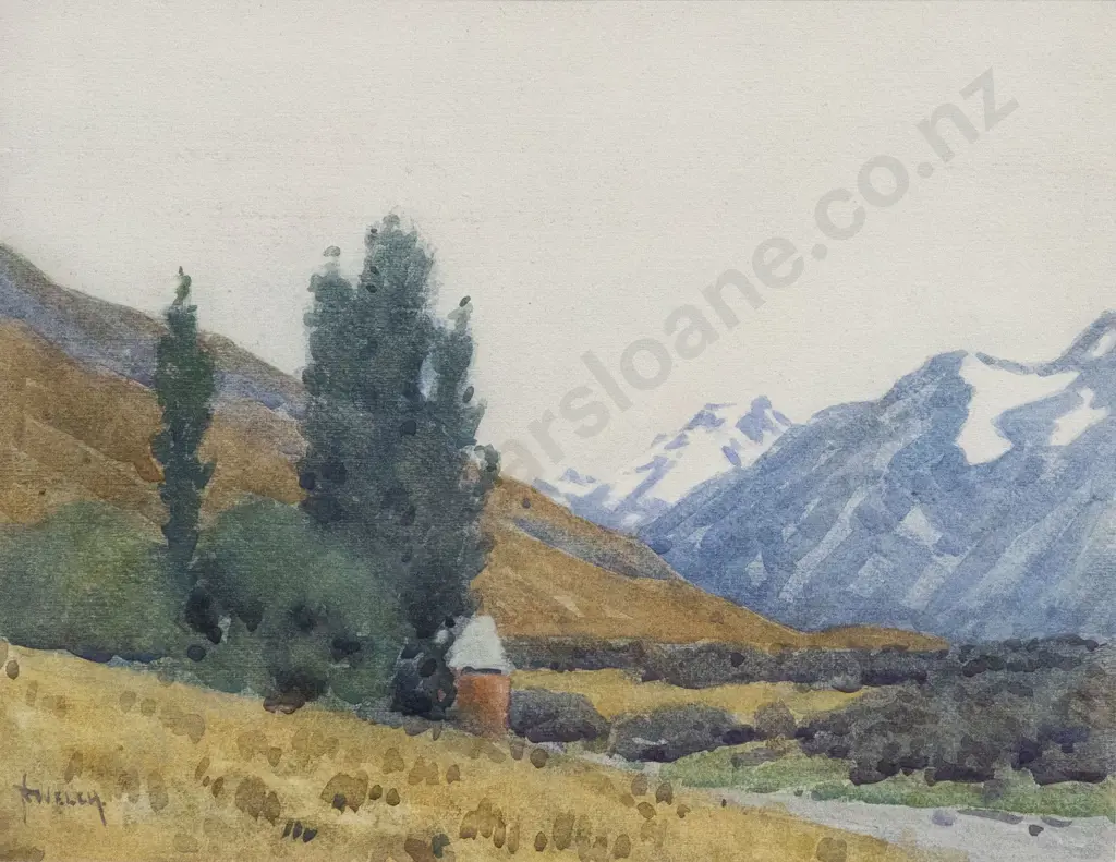 Nugent Welch (1881 - 1970) - Mountain Landscape Image 1++