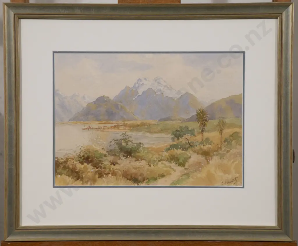 Charles Henry Howorth (1856 - 1945) - Mt Earnslaw from Glenorchy Image 1++