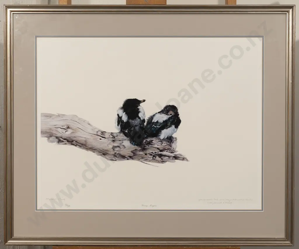 Raymond Ching (b 1939) - Young Magpies Image 1++