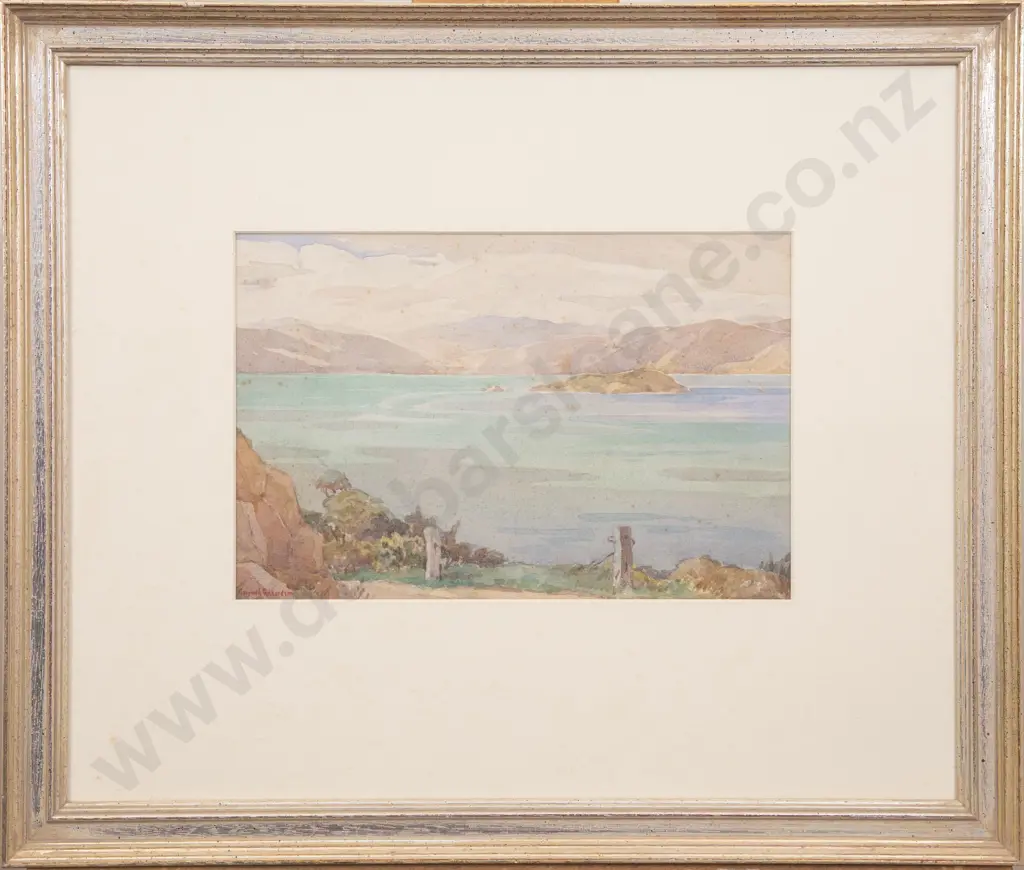 Gwyneth Richardson (1896 - 1980) - Wellington Harbour Image 1++