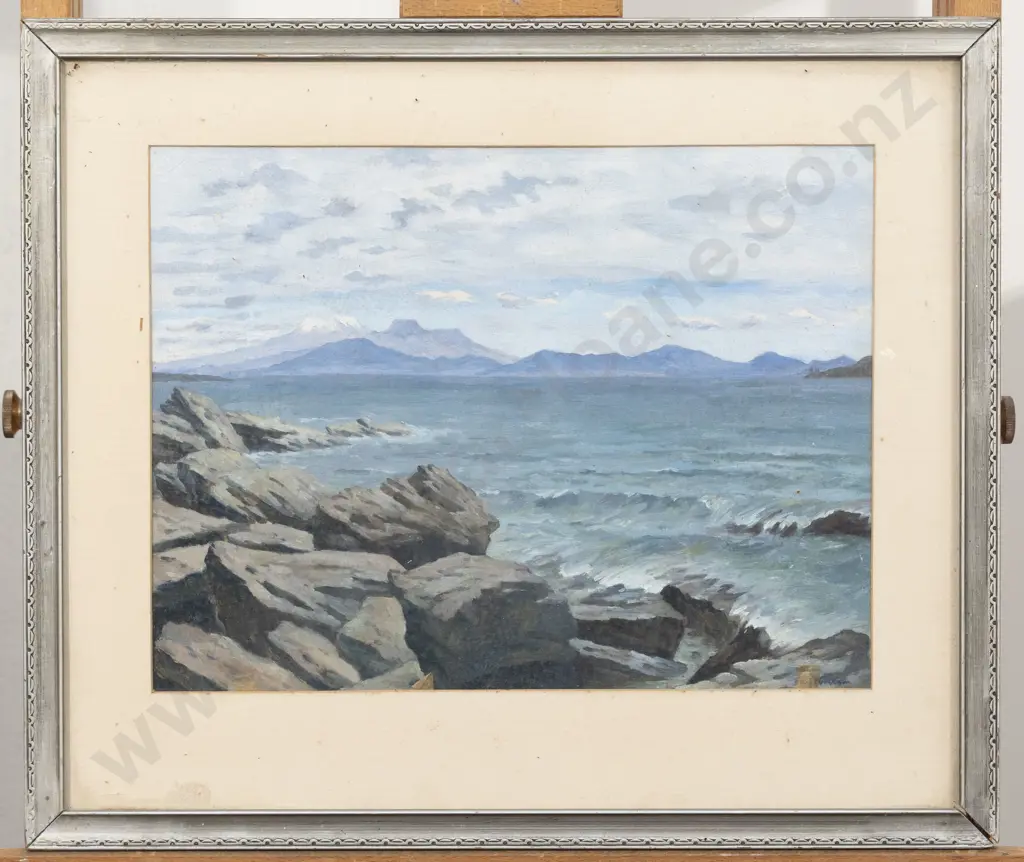 Allan Barns-Graham (1906 - 2006) - Seascape (a/f) Image 1++