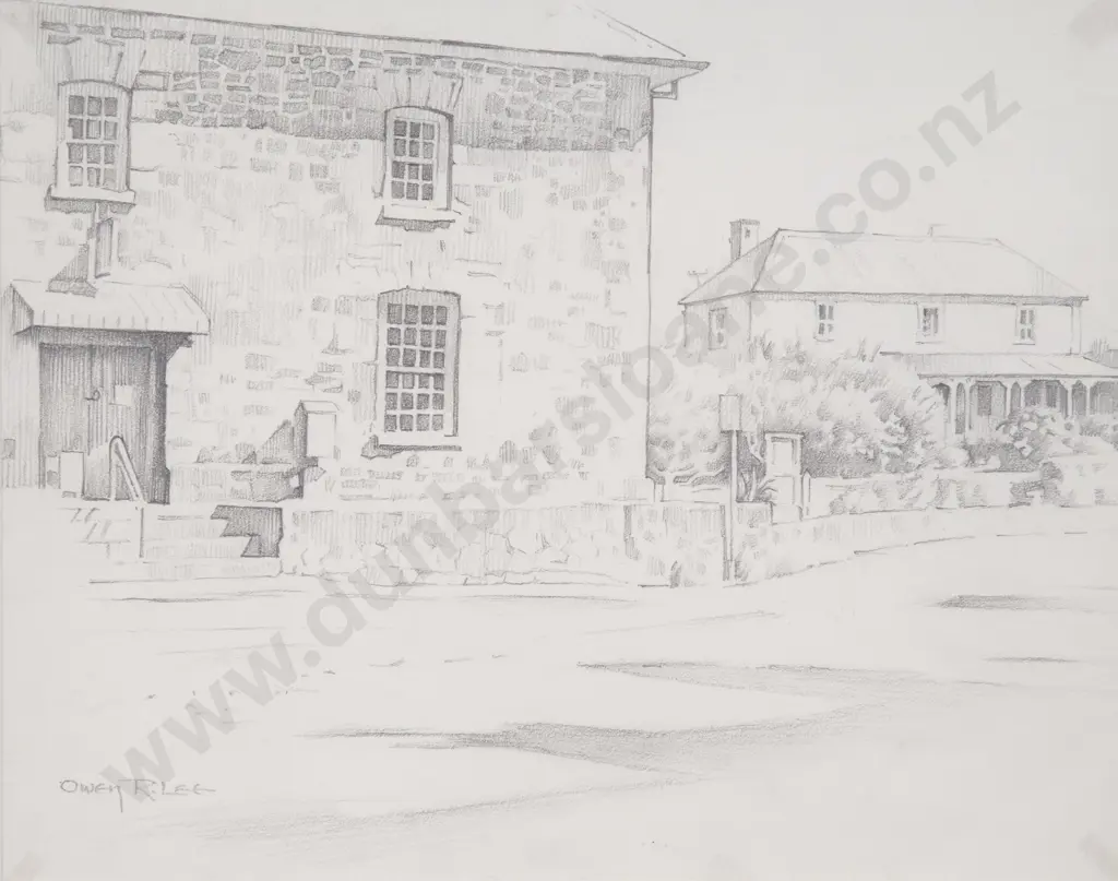 Owen Lee (1918 - 2003) - Stone Store and Kemp House Kerikeri Image 1++