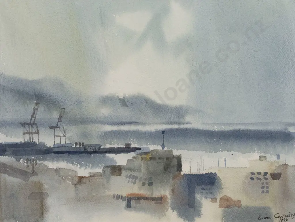 Brian Carmody (1930 - 2016) - Morning from Bidwill St II Image 1++