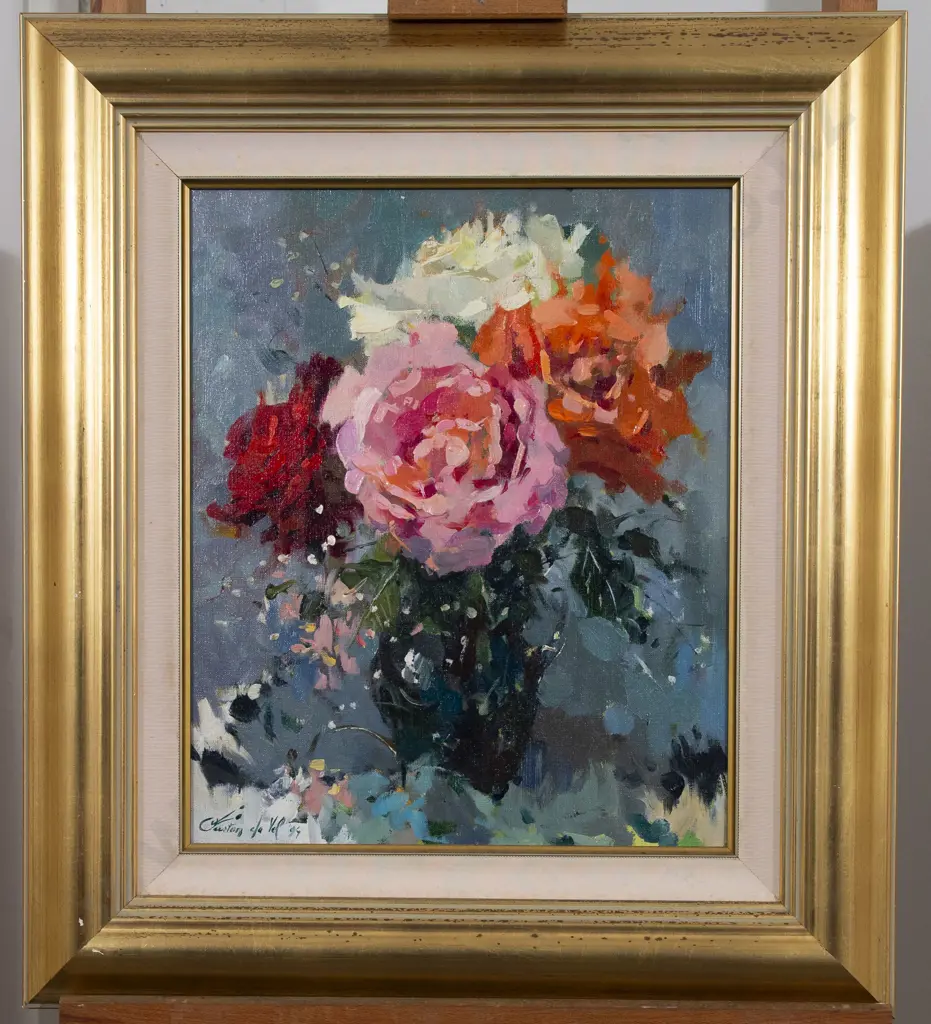 Gaston De Vel (1924 - 2010) - 4 Roses Image 1++