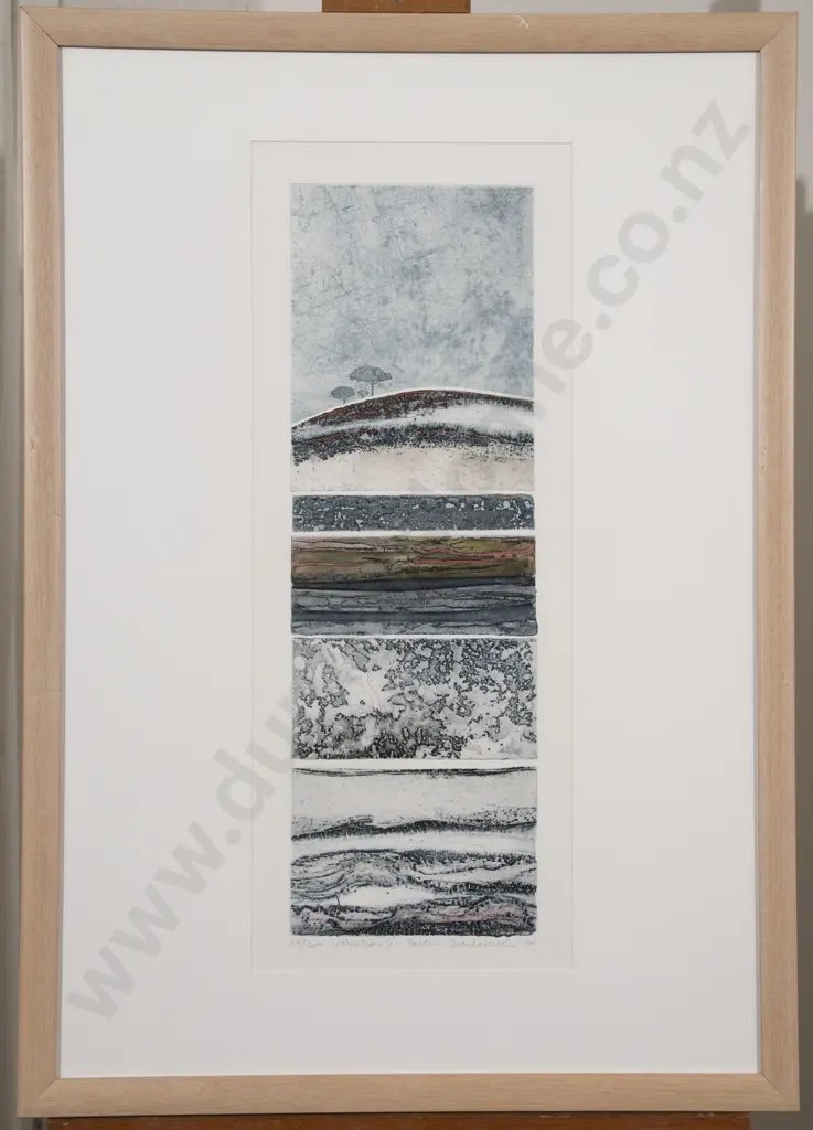Brenda Hartill (b 1952) - Variations V - Earth Image 1++