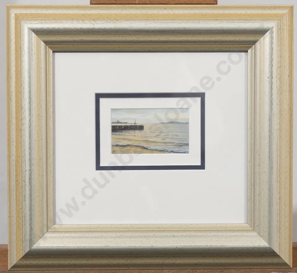 Hilary Tipping - Wharf Moods II - Days Bay Image 1++