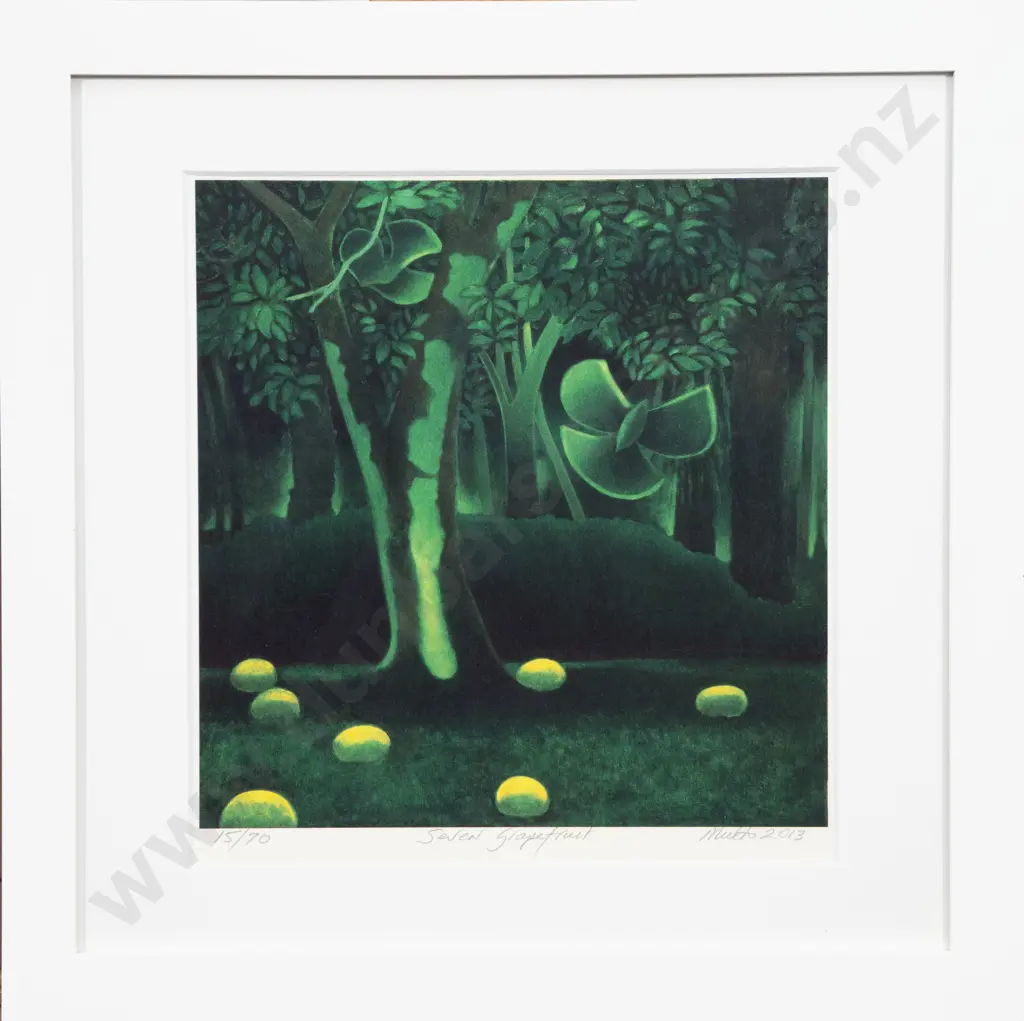 Tom Mutch (b 1951) - Seven Grapefruit Image 1++