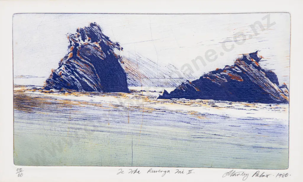Stanley Palmer (b 1936) - Te Toha Rurenga Tai II Image 1++