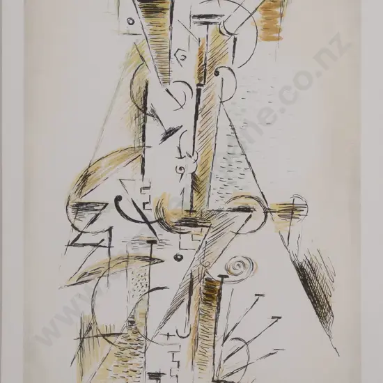 Dick Frizzell (b 1943) - Figure with Taiaha