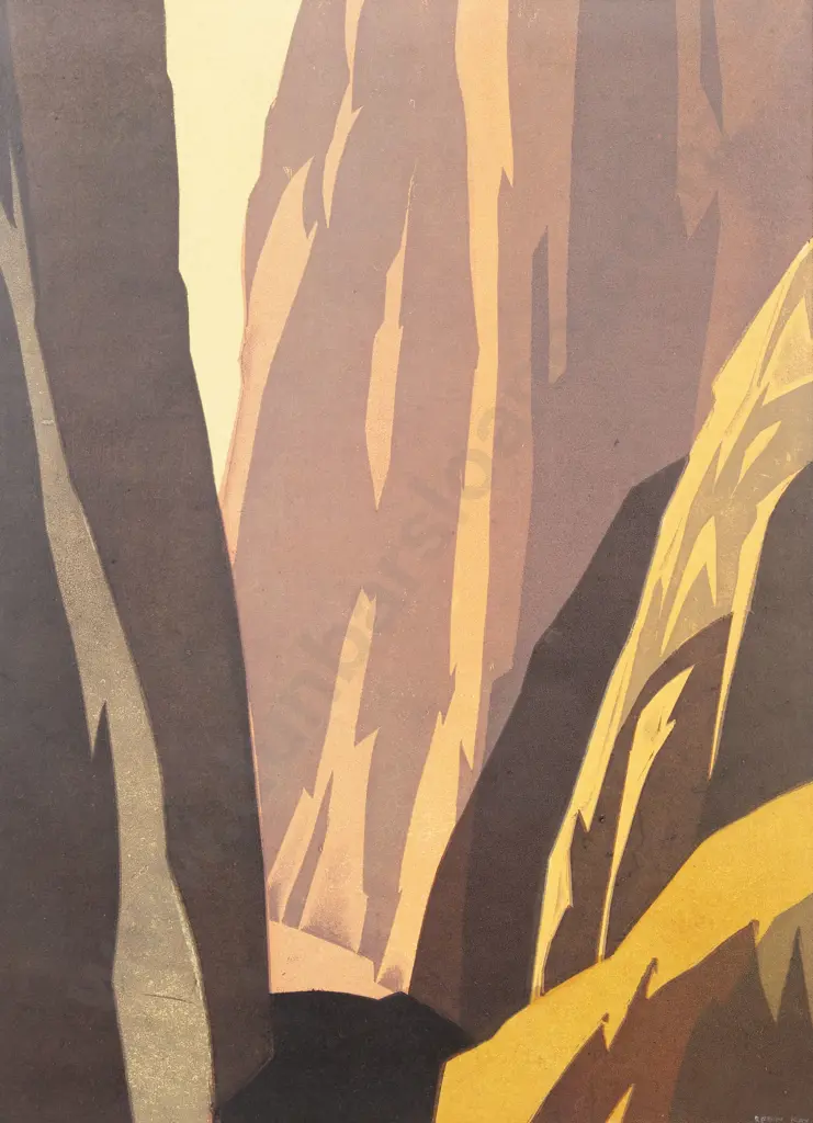 Robin Kay (1919 - 2017) - The Ravine Image 1++