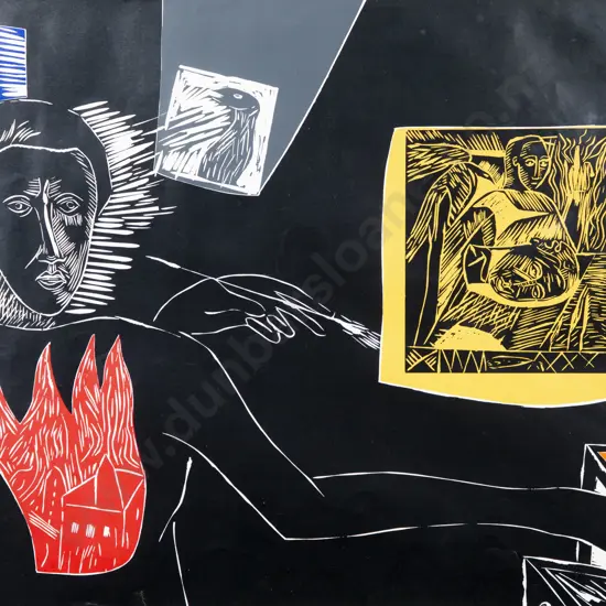 Mimmo Paladino (Italian b 1948) - Exhibition Poster