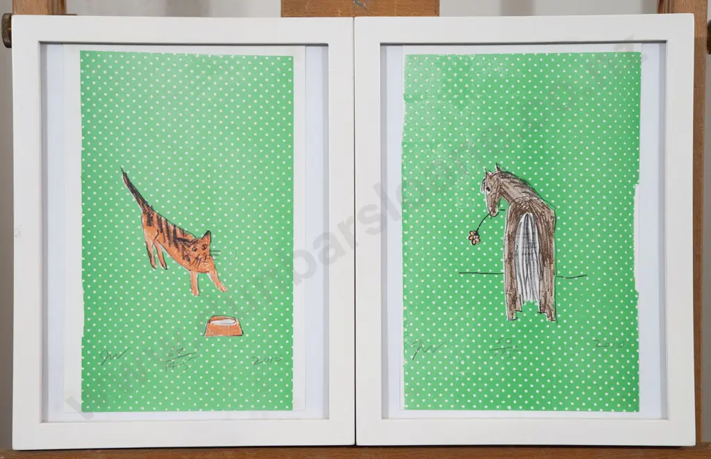 Jenny Wilson - Barnyard Study (Pair) Image 1++