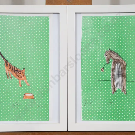 Jenny Wilson - Barnyard Study (Pair)