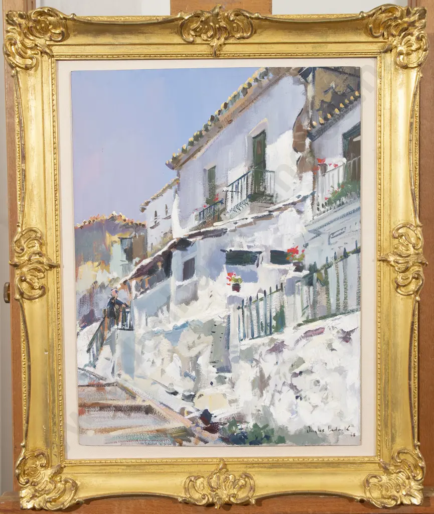Douglas Badcock (1922 - 2009) - European Street Scene Image 1++