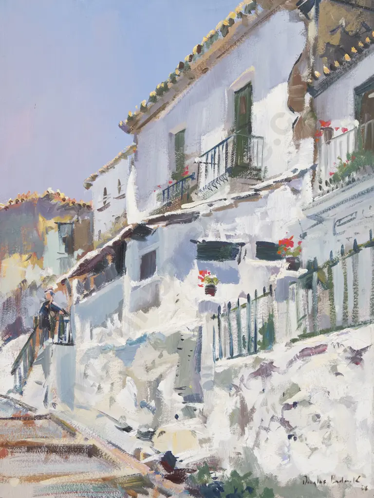 Douglas Badcock (1922 - 2009) - European Street Scene Image 1++