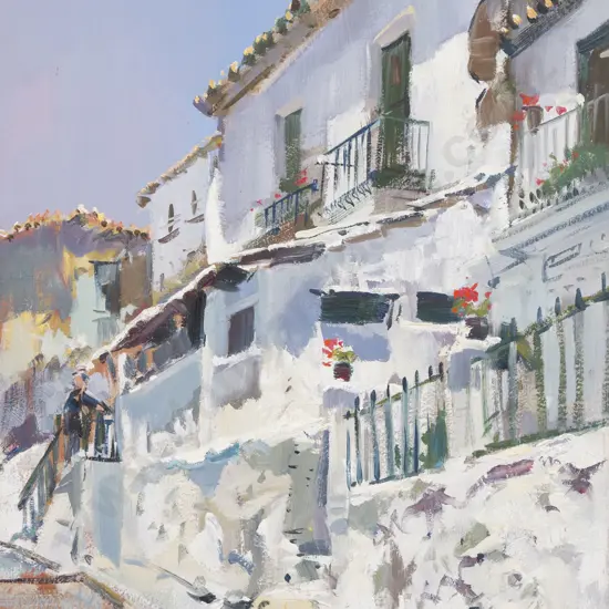 Douglas Badcock (1922 - 2009) - European Street Scene