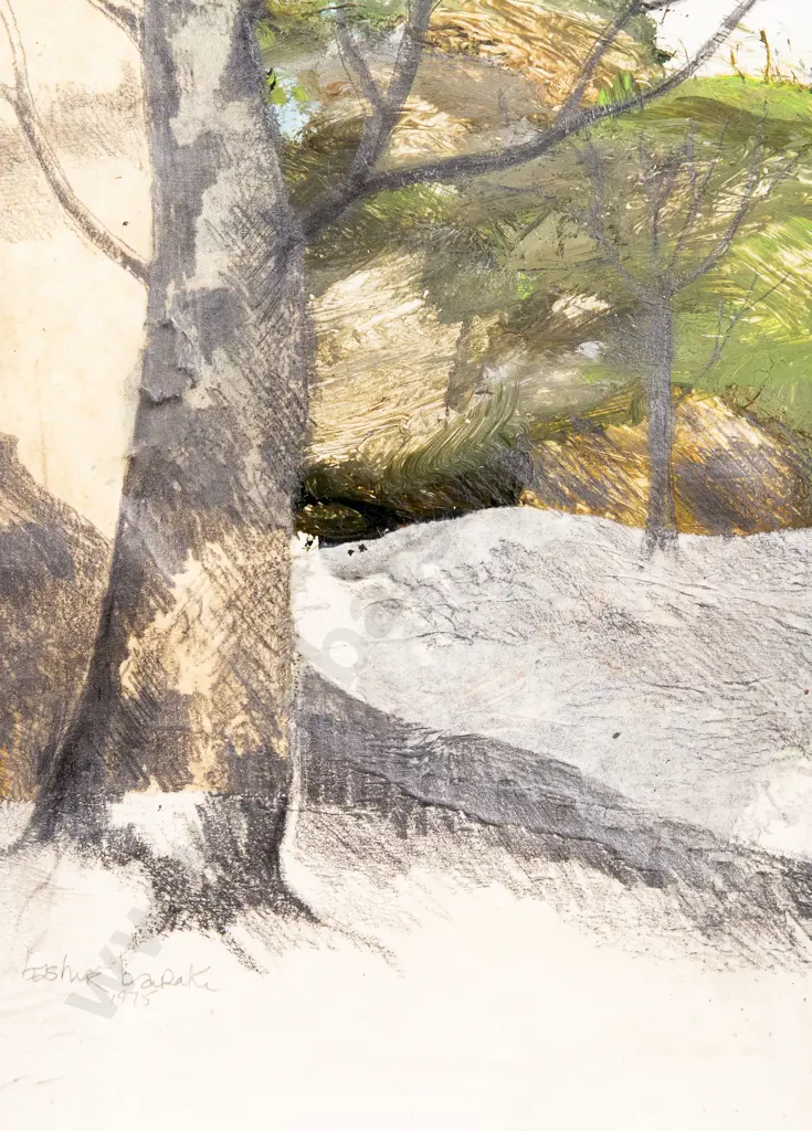 Bashir Baraki (1943 - 1998) - Forest Scene Image 1++
