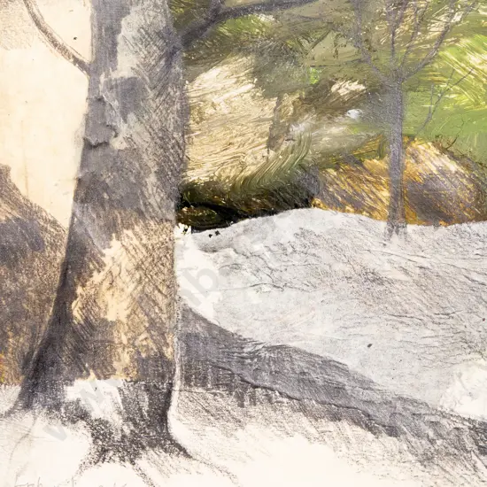 Bashir Baraki (1943 - 1998) - Forest Scene