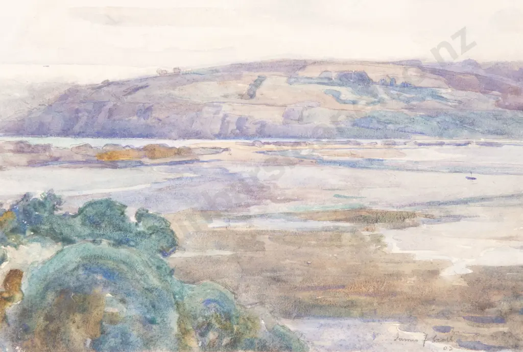 James F Scott (1877 - 1932) - Dunedin Heads Image 1++