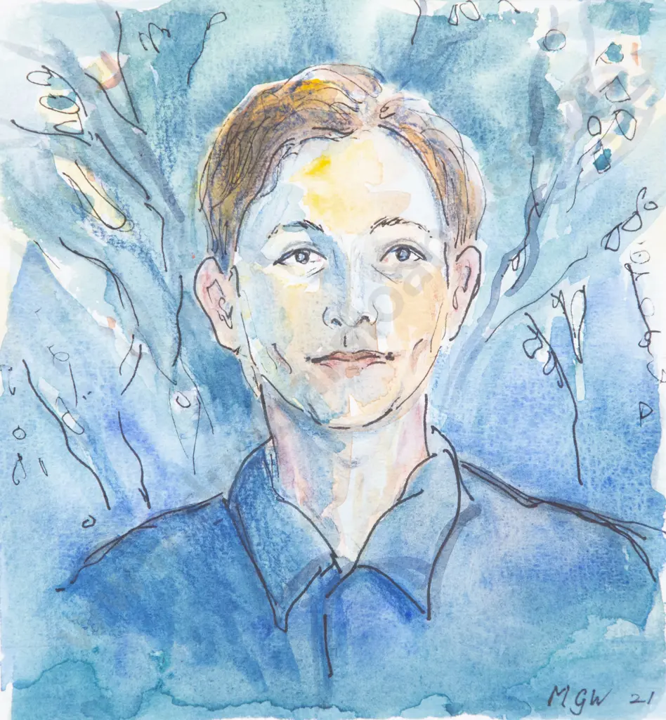 Margaret Walls - Head of a Young Man Image 1++