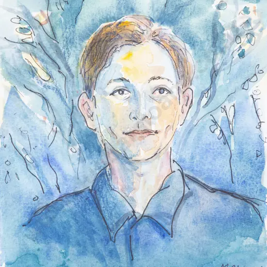 Margaret Walls - Head of a Young Man