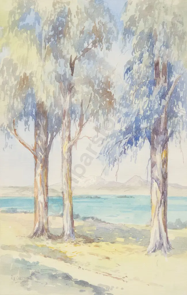 Rix Carlton (1890 - 1962) - Lake Taupo Image 1++