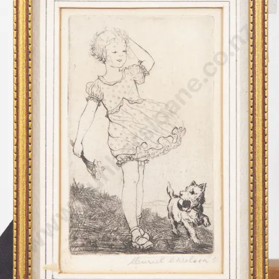 Muriel Moody (1907 - 1991) - Portrait of a Young Girl