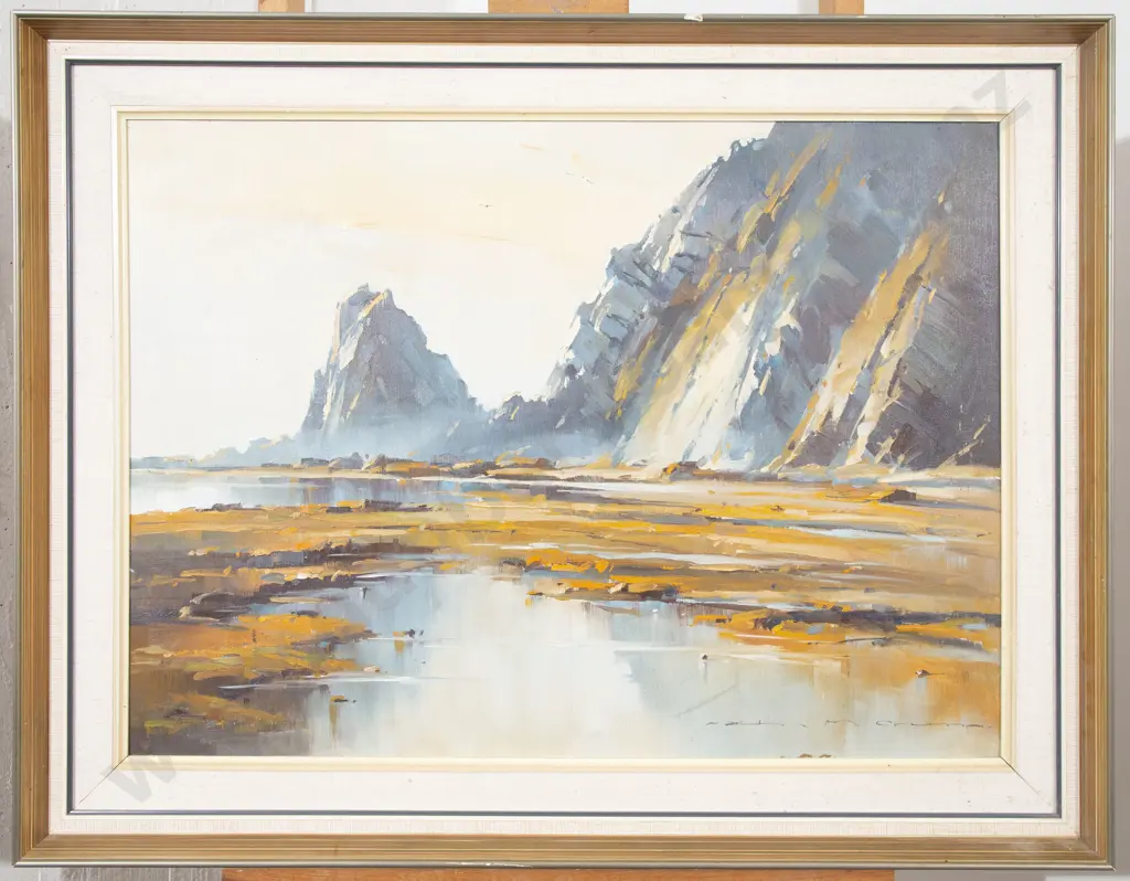 John Crump (b 1943) - The West Coast near Punakaiki Image 1++