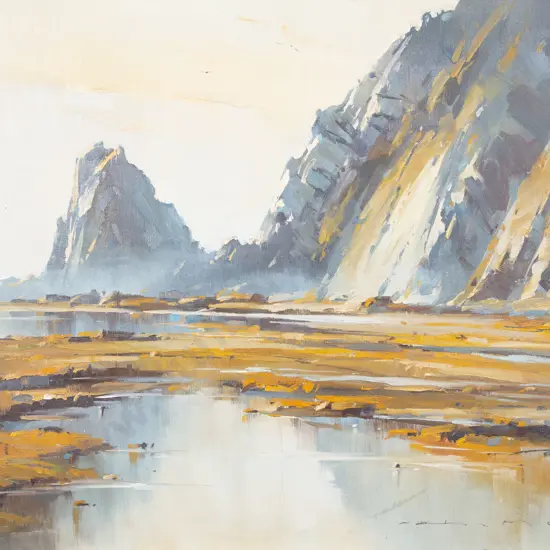 John Crump (b 1943) - The West Coast near Punakaiki