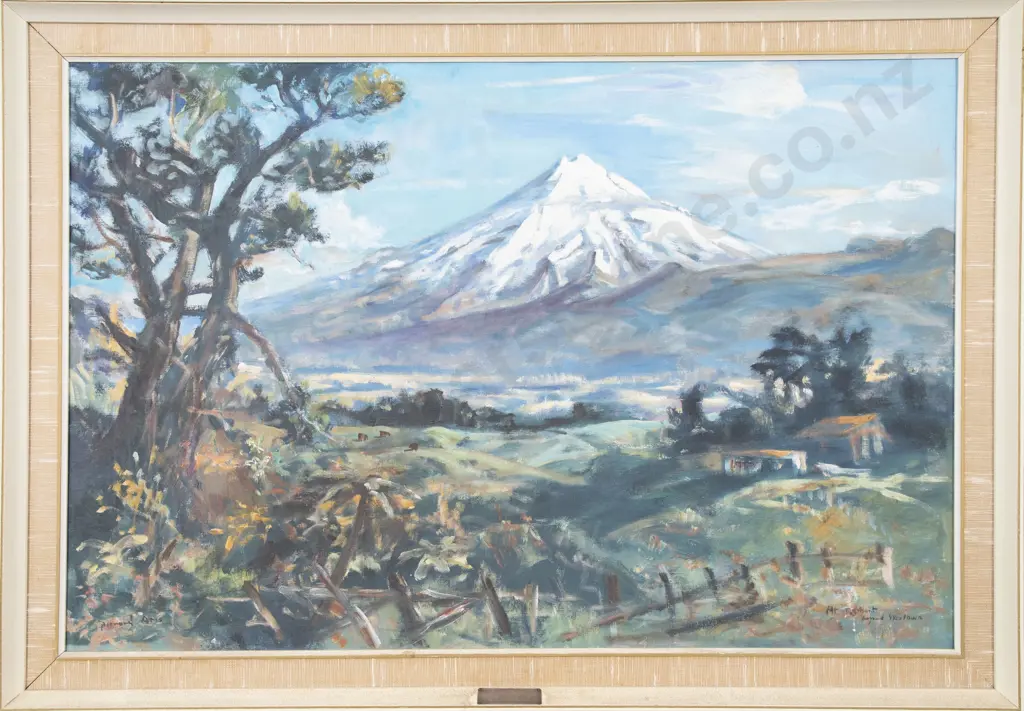 Bernard Aris (1887 - 1977) - Mt Egmont Image 1++