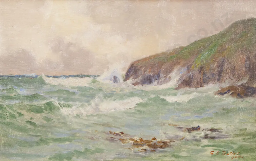 George Edmund Butler (1872 - 1936) - Coastal Scene Image 1++